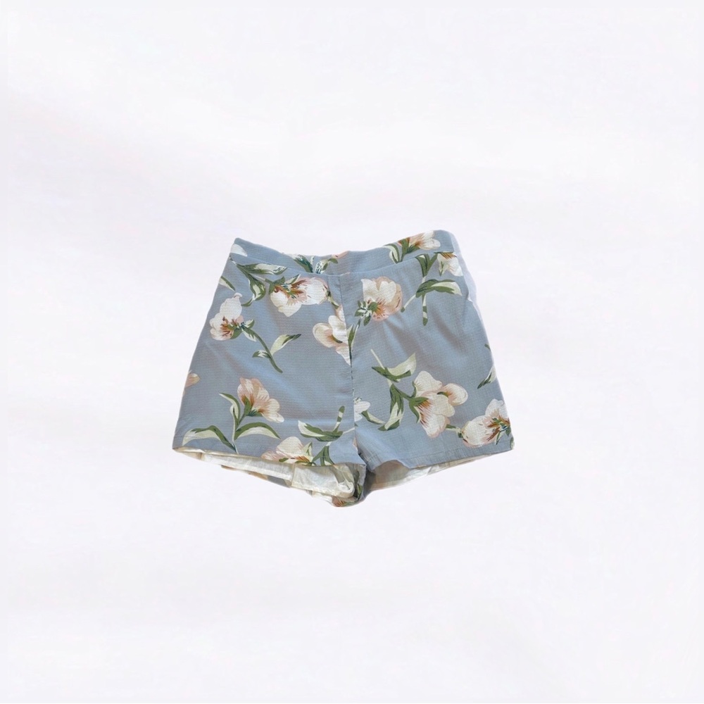3 for $25 : high waisted floral shorts